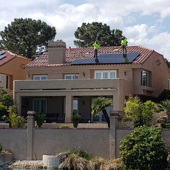 Empire Solar Group - They did the house to the left and this is day 2 the second project! - Solar Installation Near Me