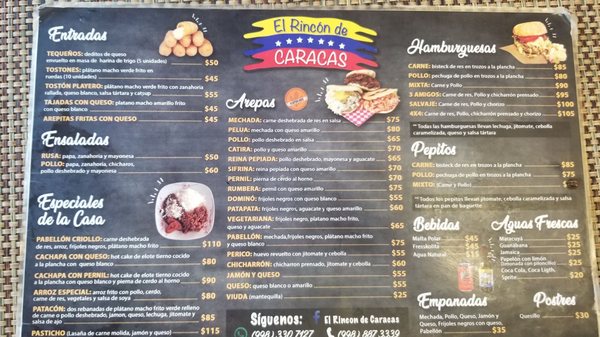 Menu photo 7 El Rincón de Caracas Cancún, ROO Menu photo 7 El Rincón de Caracas Cancún, ROO