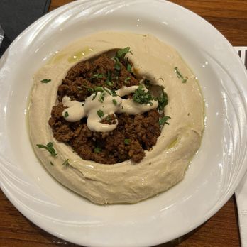 Hummus Kitchen - Sirloin Hummus - Mediterranean Near Me - New York, New York