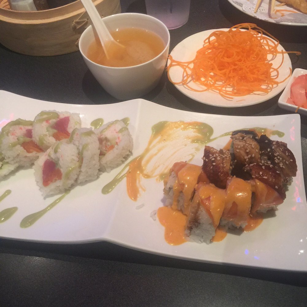Wasabi roll, and ember roll Wasabi roll, and ember roll