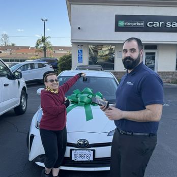 Enterprise Car Sales - Me and my 'new' used certified pre-owned Toyota Prius! - Car Dealers Near Me - Pasadena, California
