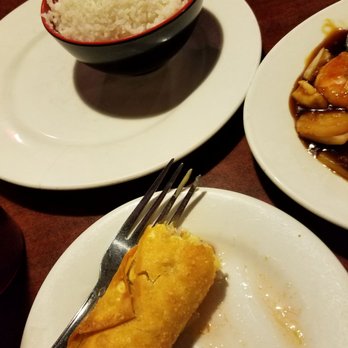 Sushi Cuisine - a plate of food with rice and meat - Pan Asian Near Me - Crossville, Tennessee