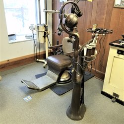 Madison County Historical Society - old dentist's chair and equipment