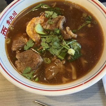 JiBeiChuan Noodles & Dumplings - Braised Beef Brisket Noodles - No Spicy - - Chinese Near Me - Katy, Texas