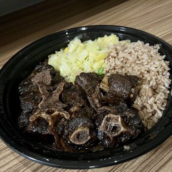 Jamaican Cook Shop - a plate of beef and rice - Caribbean Near Me - Mesquite, Texas Jamaican Cook Shop - a plate of beef and rice - Caribbean Near Me - Mesquite, Texas