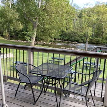 Waters Edge - Back deck dining is awesome. - Pizza Near Me - Belvidere, New Jersey Waters Edge - Back deck dining is awesome. - Pizza Near Me - Belvidere, New Jersey