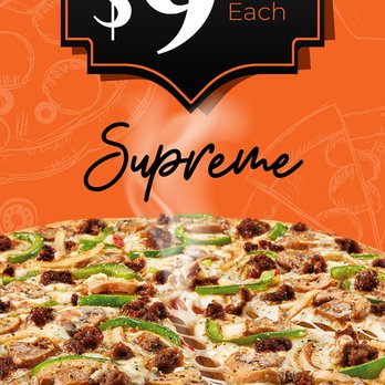 Bk Pizza - $ 99 99 each supreme pizza - Pizza Near Me - Brooklyn, New York