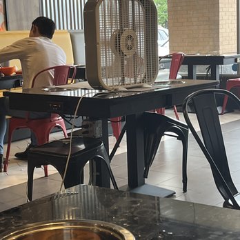 Nah Mor Hot Pot - Fan inside the dining area - Hot Pot Near Me - Springfield, Virginia