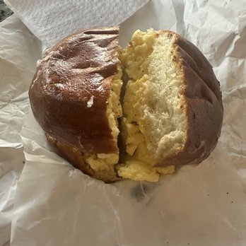 Baker Street Bread - Farmhouse egg sandwich: eggs, Vermont cheddar and Turkey sausage- YUM - Bakeries Near Me - Philadelphia, Pennsylvania