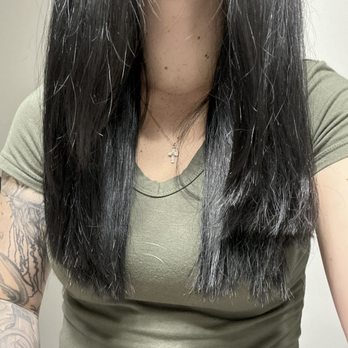 SOS Image - After I straightened it at home. Like WHAT??? - Hair Salons Near Me - Minot, North Dakota