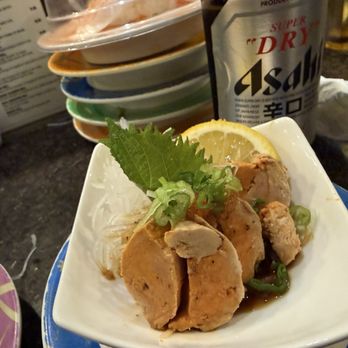 Tenroku Sushi - Ankimo. Requested by me. - Conveyor Belt Sushi Near Me - San Francisco, California Tenroku Sushi - Ankimo. Requested by me. - Conveyor Belt Sushi Near Me - San Francisco, California
