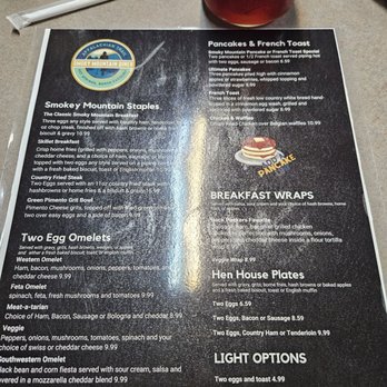Smoky Mountain Diner - Menu frontside - American Near Me - Hot Springs, North Carolina Smoky Mountain Diner - Menu frontside - American Near Me - Hot Springs, North Carolina
