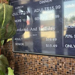 Menu board for June 7 . 2025!