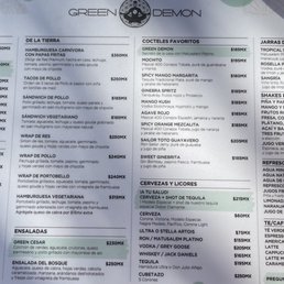Menu Menu