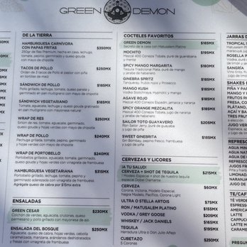 Green Demon - Menu - Tiki Bars Near Me Green Demon - Menu - Tiki Bars Near Me