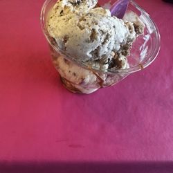 Beth Marie's Old Fashioned Ice Cream & Soda Fountain - Peanut and pecan with Carmel.