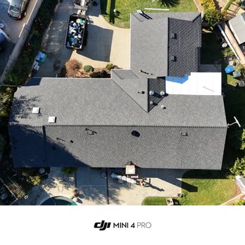 Reno's Roofing - Drone Shot of completed job - Roofing Near Me - Sylmar, California