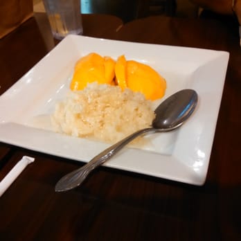 Thai House Restaurant - Sweet Sticky Rice with Mango dessert, amazing! - Thai Near Me - Simi Valley, California Thai House Restaurant - Sweet Sticky Rice with Mango dessert, amazing! - Thai Near Me - Simi Valley, California