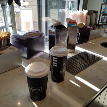 Second Cup - two cups of coffee on a counter - Coffee & Tea Near Me - Burlington, Ontario