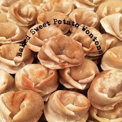Wonton Palooza - Baked Candied Sweet Potato Wontons