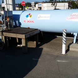 Joe's Chevron - They fill propane here.