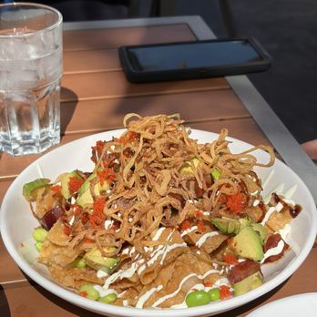Teddy's By The Sea - Ahi Poke Nachos - Seafood Near Me - Carpinteria, California