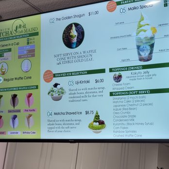Matcha Cafe Maiko - Menu - Ice Cream & Frozen Yogurt Near Me - Fort Lee, New Jersey Matcha Cafe Maiko - Menu - Ice Cream & Frozen Yogurt Near Me - Fort Lee, New Jersey