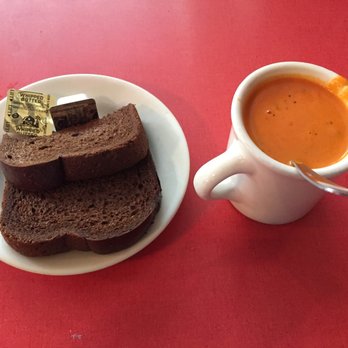 Schilo's - Appetizer of Tomato-Basil Soup with Rye Toast . . . - Delis Near Me - San Antonio, Texas Schilo's - Appetizer of Tomato-Basil Soup with Rye Toast . . . - Delis Near Me - San Antonio, Texas