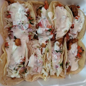 Taco King - 8 Fish Tacos, $8.76 after tax. Special $1 (prior to tax) price for Taco Tuesday - Mexican Near Me - Azusa, California Taco King - 8 Fish Tacos, $8.76 after tax. Special $1 (prior to tax) price for Taco Tuesday - Mexican Near Me - Azusa, California