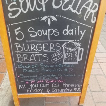 The Soup Cellar - The "All You Can Eat Prime Rib Dinner" is a scam! Two years in a row it was one serving and then they were out. DON'T FALL FOR IT. BIG SCAM! - American Near Me - Leavenworth, Washington The Soup Cellar - The "All You Can Eat Prime Rib Dinner" is a scam! Two years in a row it was one serving and then they were out. DON'T FALL FOR IT. BIG SCAM! - American Near Me - Leavenworth, Washington