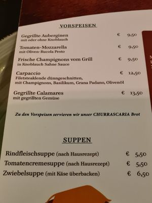 Menu photo 5 Churrascaria Augsburg, BY