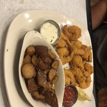 Half Shell Oyster House - Fried shrimp and potatoes - Seafood Near Me - Biloxi, Mississippi