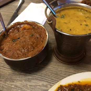 Saffron Indian Bistro - Butter prawns & daal - Indian Near Me - Banff, Alberta