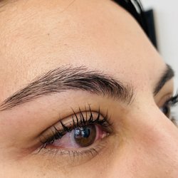 Lash lift with tint