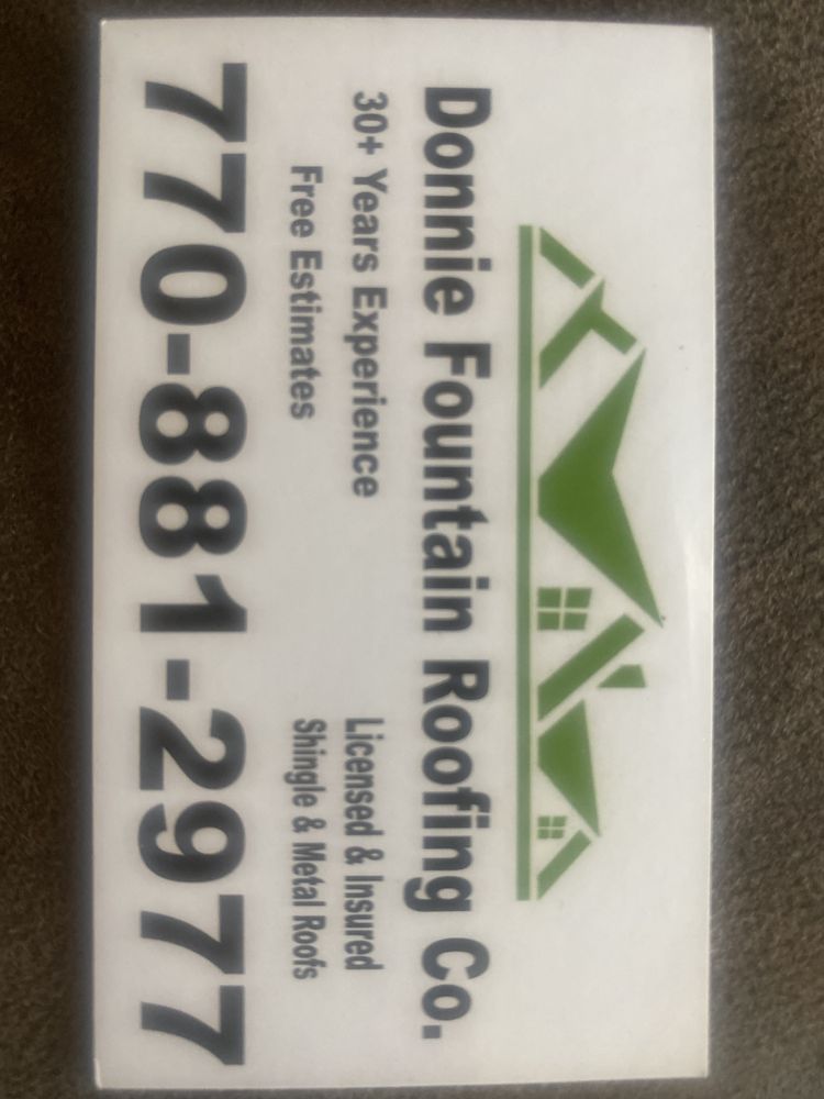 Slide of Donnie Fountain Roofing
