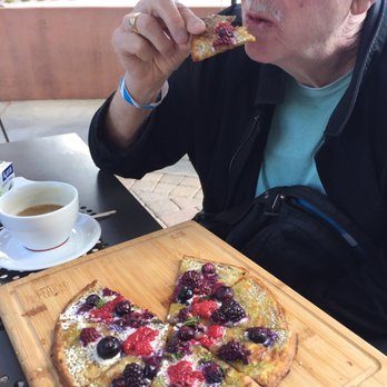 Lola's Cafe - Berry Toast on GF flatbread - Coffee & Tea Near Me - Ladera Ranch, California