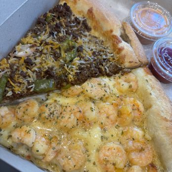 Cuts & Slices - Garlic shrimp and Chopped cheese - Pizza Near Me - New York, New York