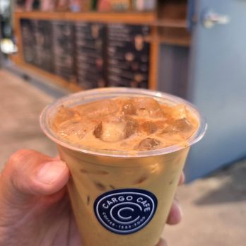 Cargo Cafe - Sorrento - Iced Latte - Coffee & Tea Near Me - San Diego, California