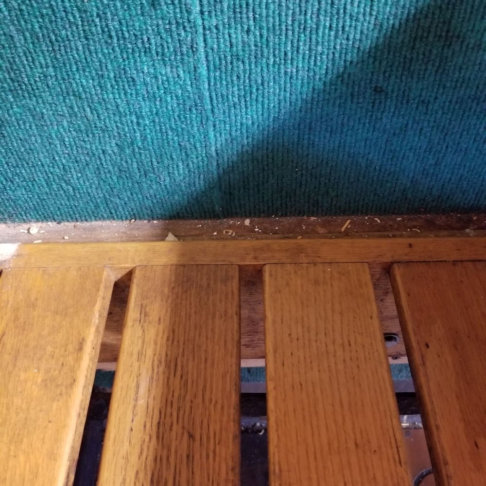 FasTaco - Crumbs in the booth I  was sitting in - Mexican Near Me - Burleson, Texas