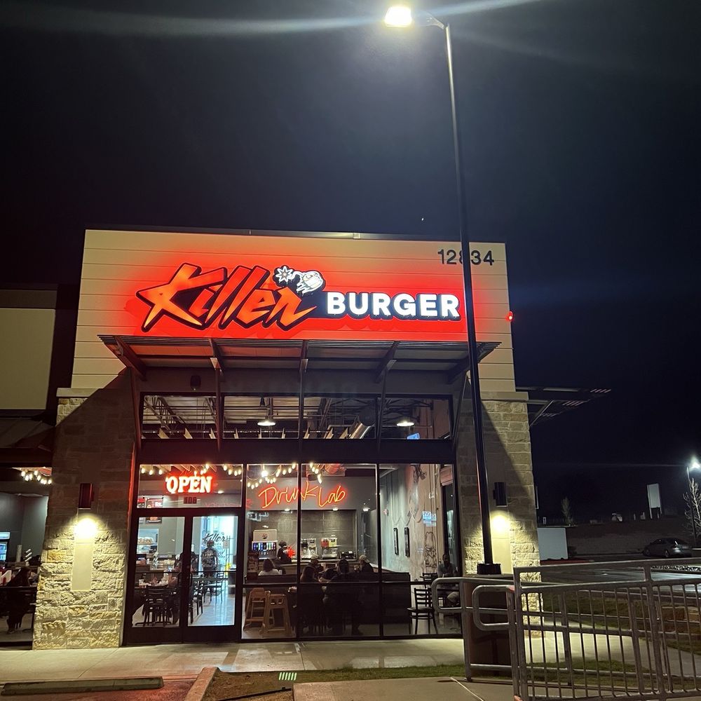 Killer Burger Potranco - Front door to Killer Burger. - Burgers Near Me - San Antonio, Texas Killer Burger Potranco - Front door to Killer Burger. - Burgers Near Me - San Antonio, Texas