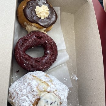 Paula's Donuts - Peanut butter, red velvet and cannoli donuts!!! Moist and delicious! - Donuts Near Me - West Seneca, New York Paula's Donuts - Peanut butter, red velvet and cannoli donuts!!! Moist and delicious! - Donuts Near Me - West Seneca, New York