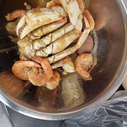 Crab boil. Filled me up! Good enough. Crab boil. Filled me up! Good enough.
