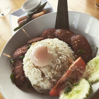 Bonifacio - Longanisa with garlic rice, side of lumpia - Filipino Near Me - Columbus, Ohio