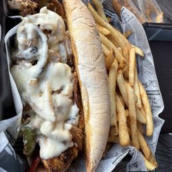 The Grazin Goat - Cajun chicken philly