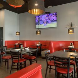 Inside the restaurant