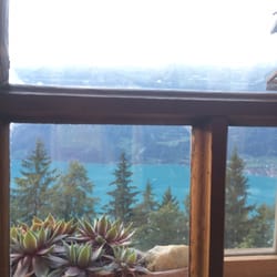 Restaurant Bramisegg - The view from an indoor window seat.