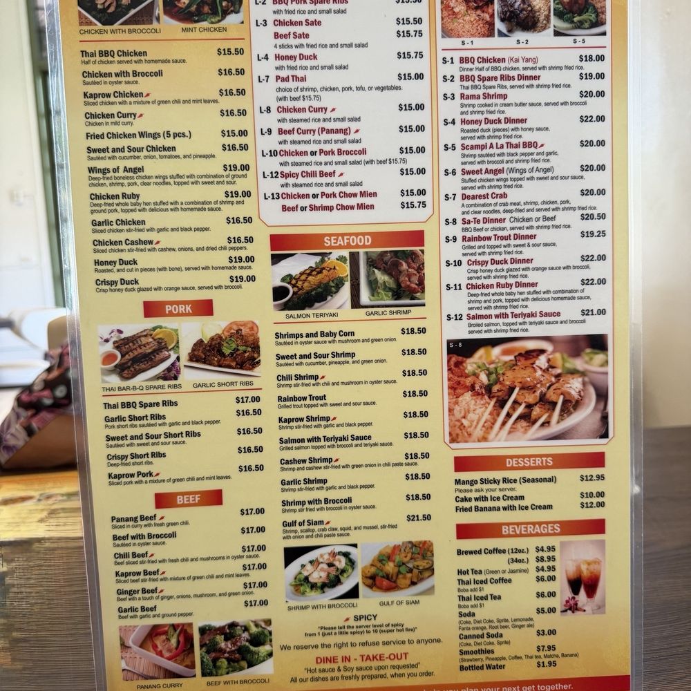 Thai Original BBQ Carson - Menu 2: 8/2026. - Thai Near Me - Carson, California Thai Original BBQ Carson - Menu 2: 8/2026. - Thai Near Me - Carson, California