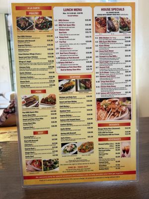 Menu photo 1 Thai Original BBQ Carson Carson, CA Menu photo 1 Thai Original BBQ Carson Carson, CA