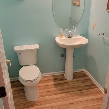 Luke Williams Home Services - Engineered hardwood install and toilet upgrade - Handyman Near Me - Telford, Pennsylvania Luke Williams Home Services - Engineered hardwood install and toilet upgrade - Handyman Near Me - Telford, Pennsylvania