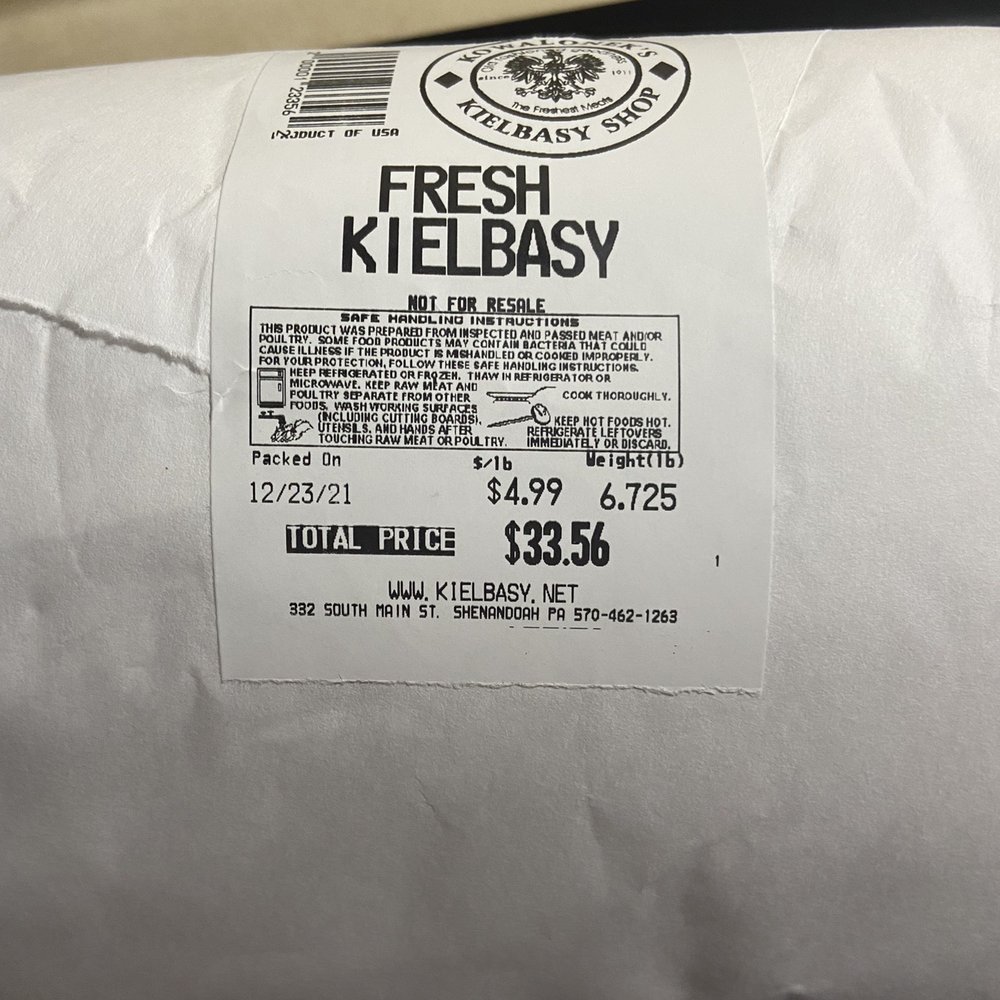 Kowalonek's Kielbasy Shop - 12/23/21 6 pounds o fresh - Meat Shops Near Me - Shenandoah, Pennsylvania Kowalonek's Kielbasy Shop - 12/23/21 6 pounds o fresh - Meat Shops Near Me - Shenandoah, Pennsylvania